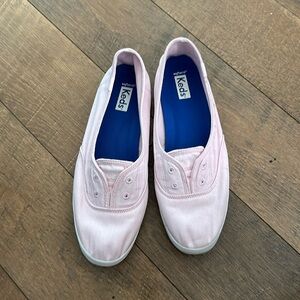 Chillax Light Pink Canvas Slip-On Sneakers Size 9